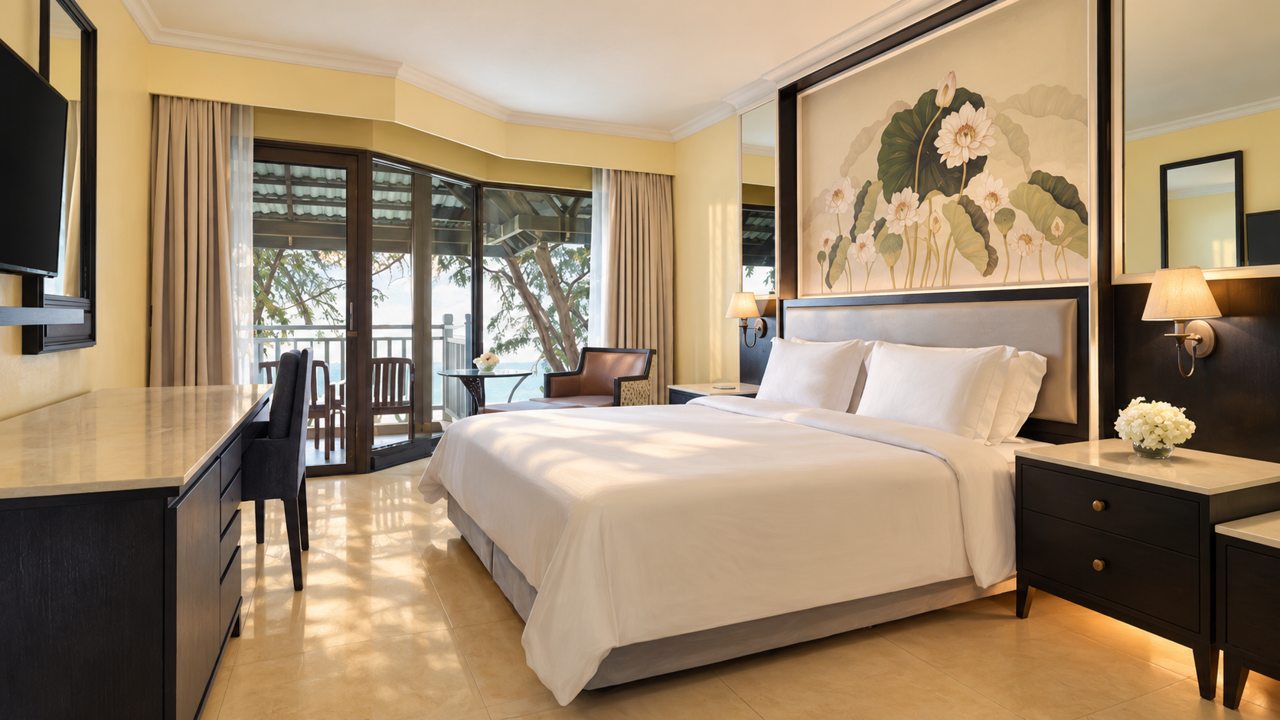 Иллюстрация по фотографии отеля Dusit Thani Laguna Phuket