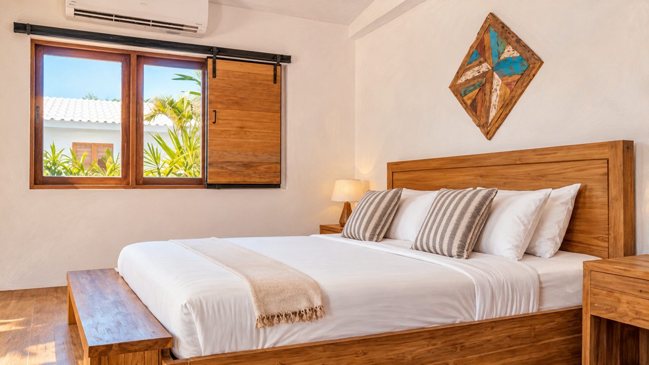 Иллюстрация по фотографии отеля The Mooring Resort