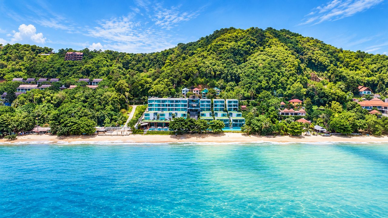 Иллюстрация по фотографии отеля My Beach Resort