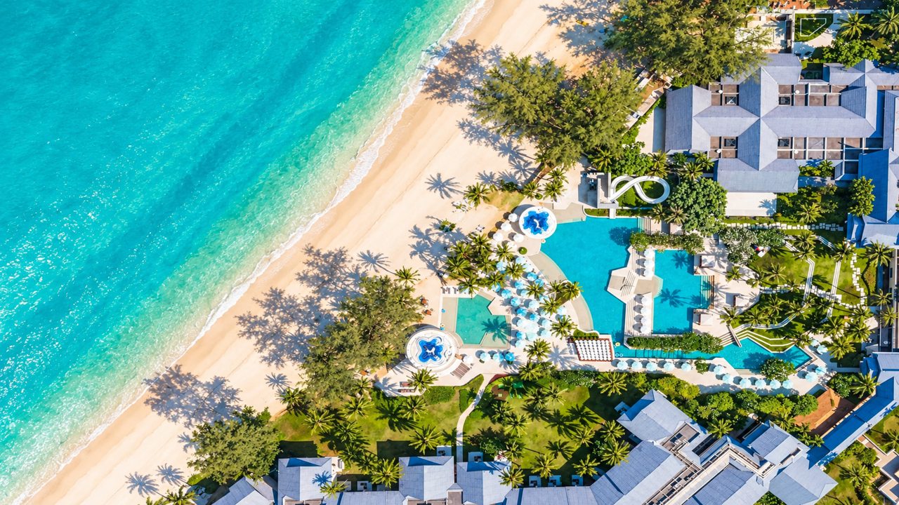 Иллюстрация по фотографии отеля SAii Laguna Phuket