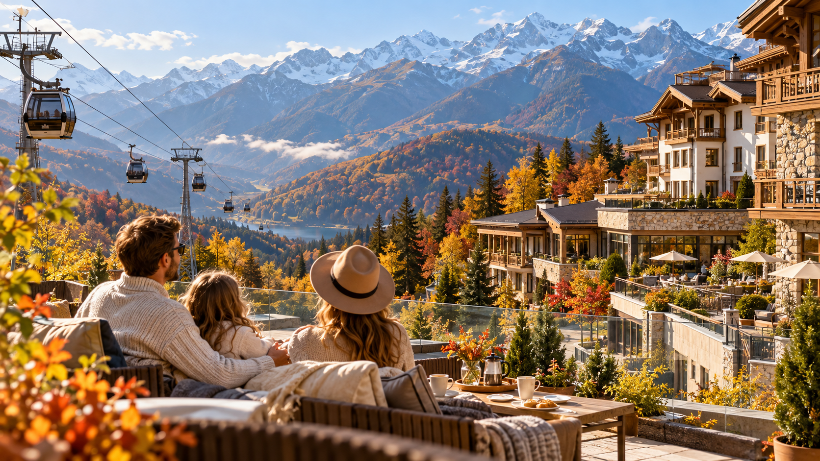 Горы и SPA на осенних каникулах